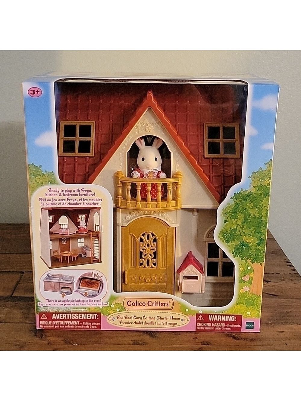 NIB Calico Critters Red Roof Cozy Cottage Starter Home